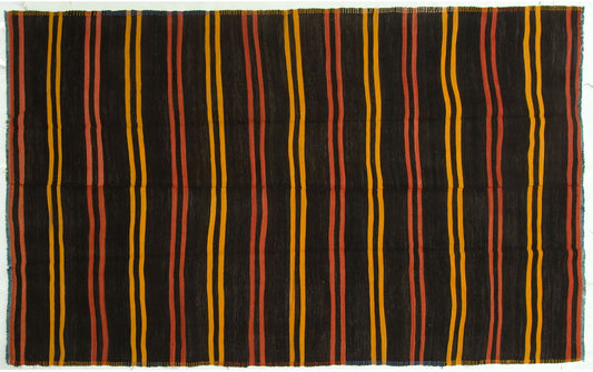 U-2479 - Vintage Turkish Kilim Rug
