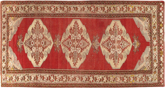 U-3868 - Lightly Distressed Turkish Oushak Rug