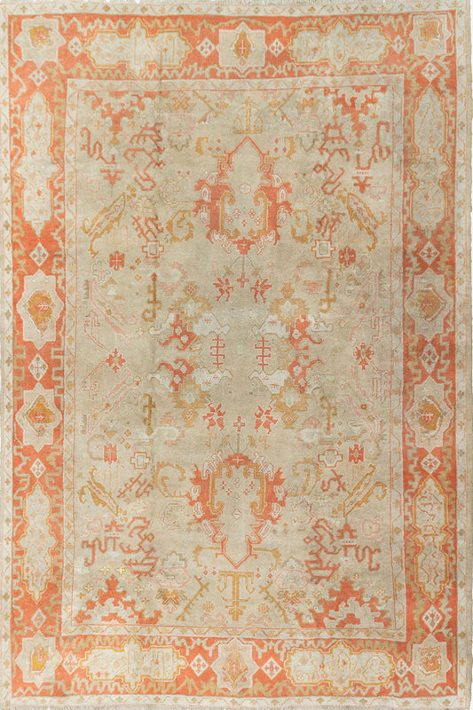 U-4863 - Antique Turkish Oushak Rug