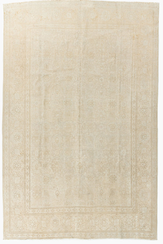U-5206 - Vintage Subdued Tabriz Rug