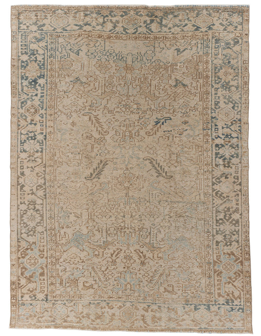 U-5320 - Vintage Persian Heriz Rug