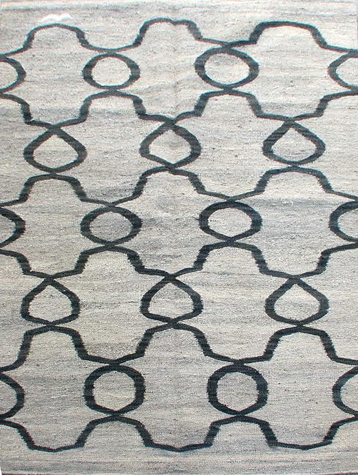 C1030 - Contemporary Natural Artisan Flatweave Rug