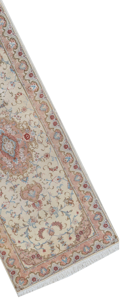 CU-1490C - Silk Tabriz Rug Runner