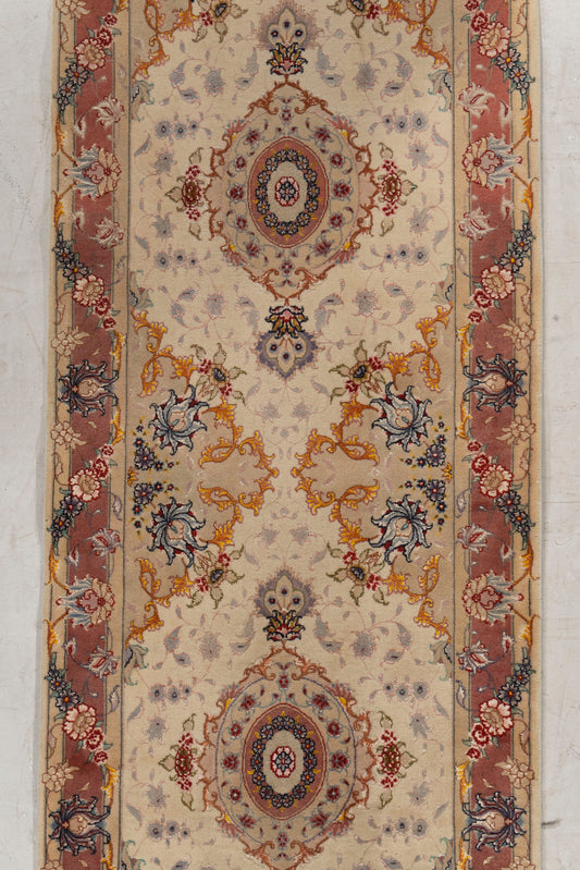 CU-1490D - Tabriz Silk Runner