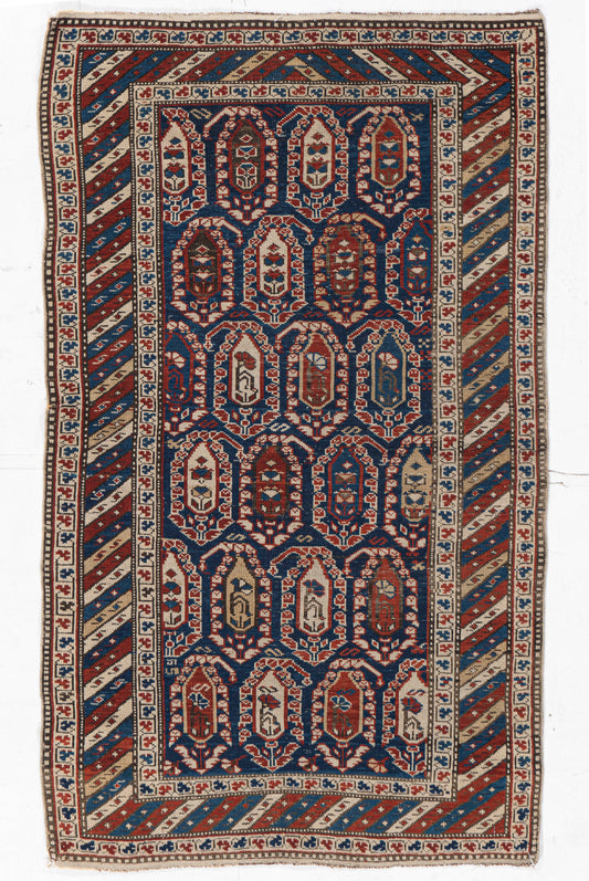 CU-1641 - Antique Caucasian Shirvan Rug