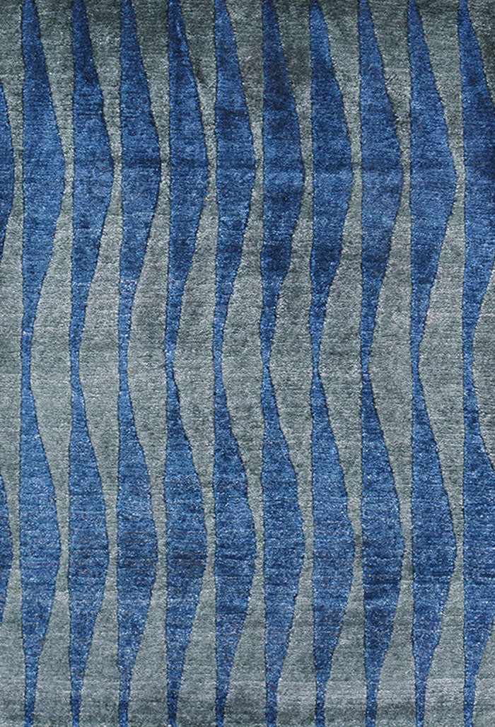 PT1043S - Bamboo Viscose & Wool Contemporary Rug