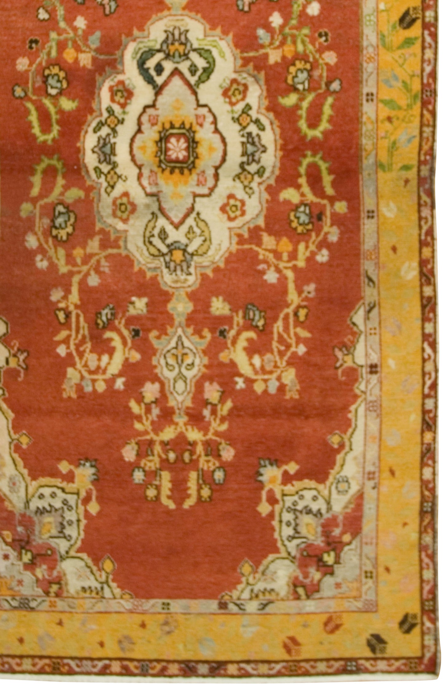 U-1944 - Antique Oushak Gallery Size Rug