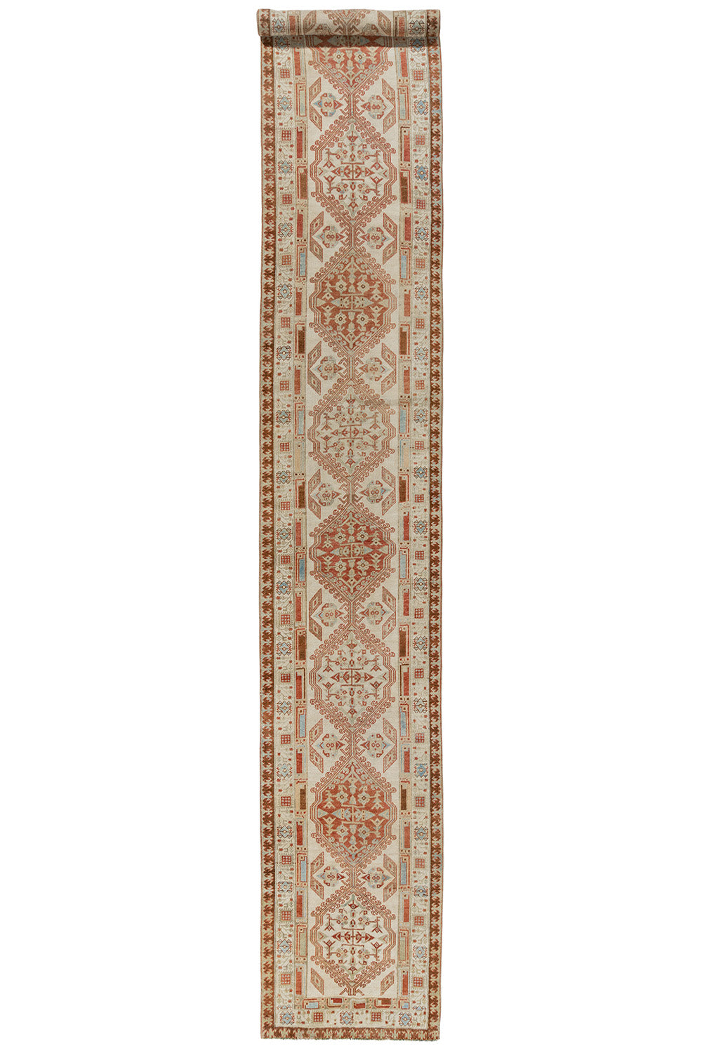 U-5103 - Vintage Subdued Persian Serab Runner