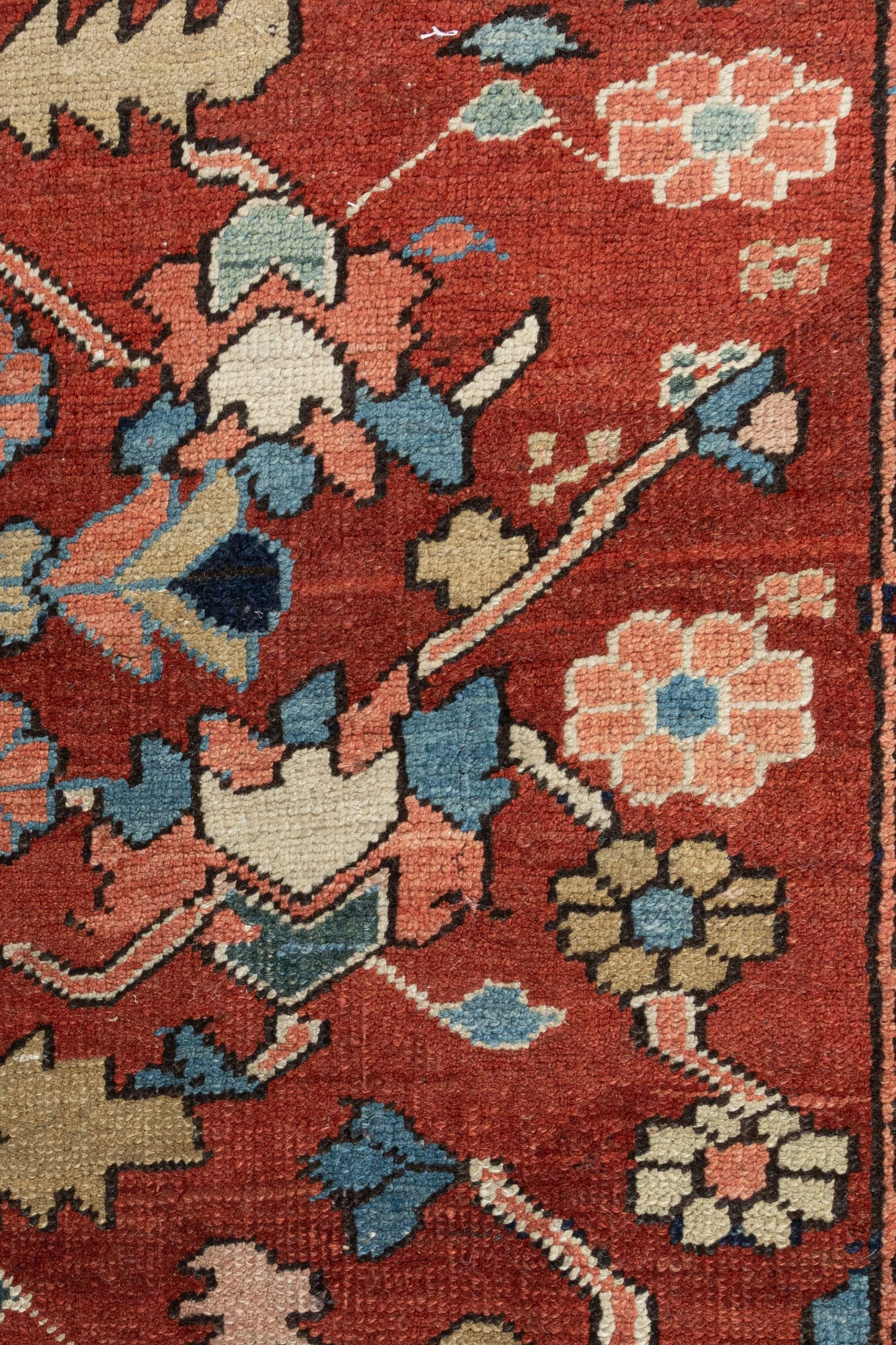 U-5162 - Antique Persian Heriz Serapi Rug