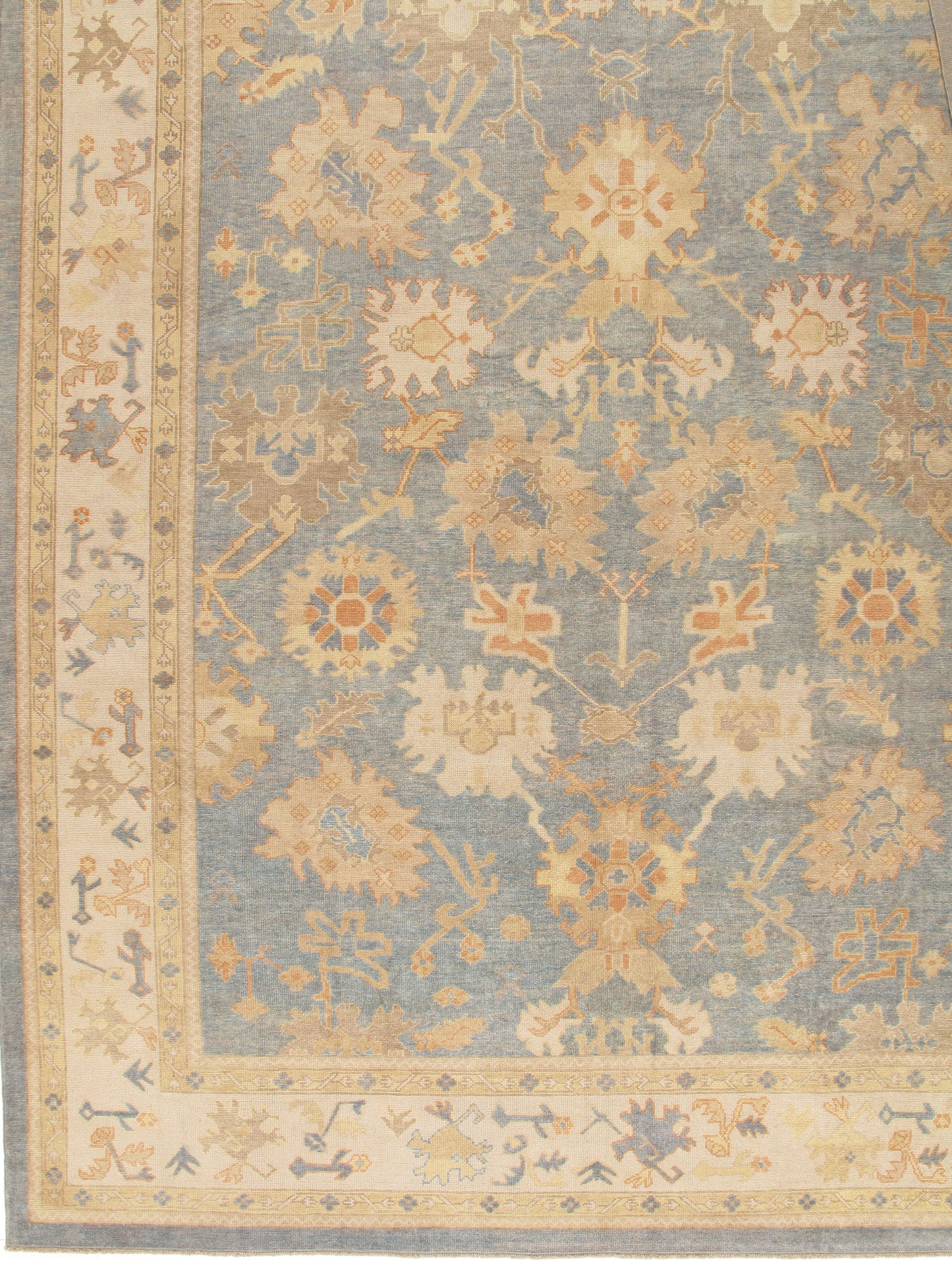 A6973 - Turkish Blue Oushak Rug