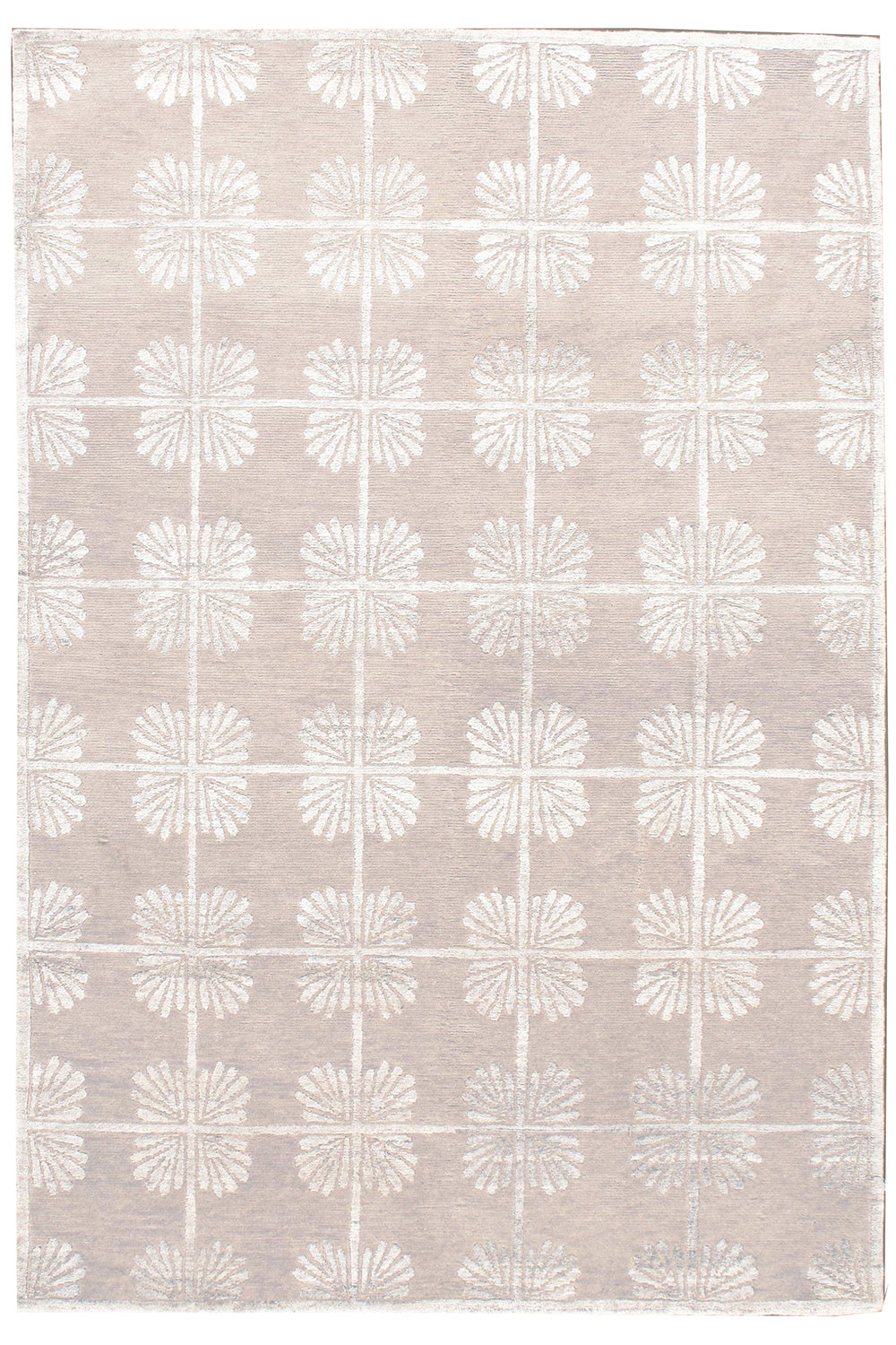 BK10 - Oyster Lace Contemporary Rug