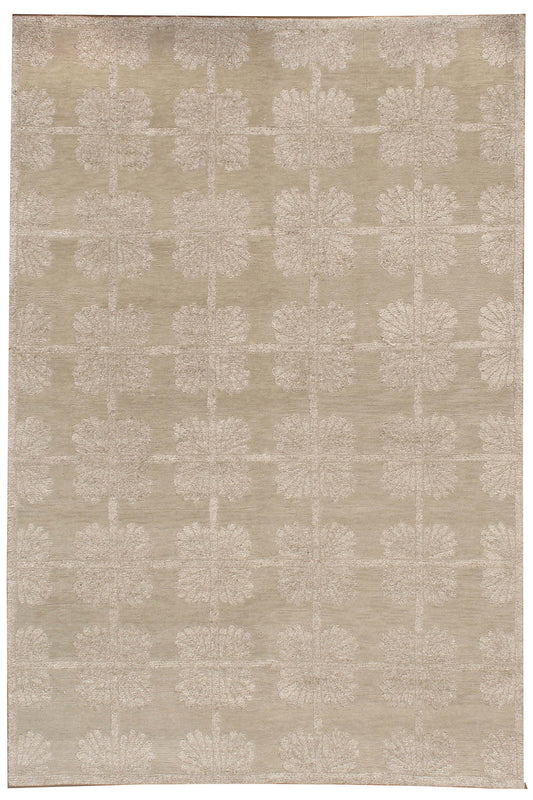 BK12 - Silver Lace Contemporary Rug