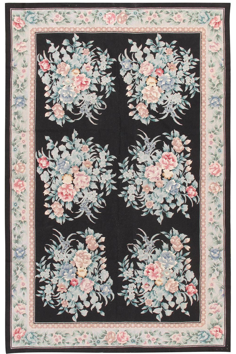 C-475 - Vintage Needlepoint Rug