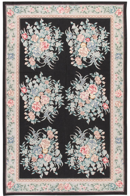 C-475 - Vintage Needlepoint Rug