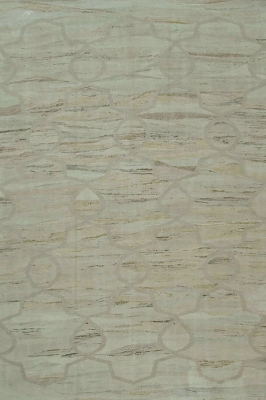 C1011 - Contemporary Natural Artisan Flatweave Rug