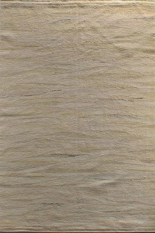 C1017 - Contemporary Natural Artisan Flatweave Rug