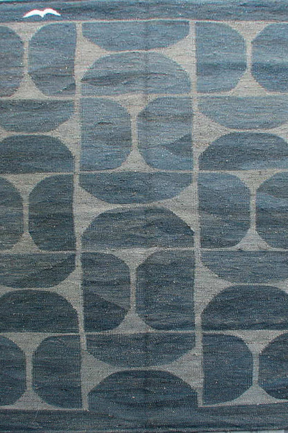 C1022 - Contemporary Natural Artisan Flatweave Rug