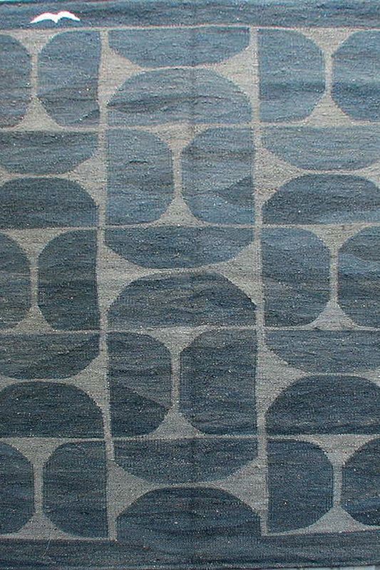 C1022 - Contemporary Natural Artisan Flatweave Rug