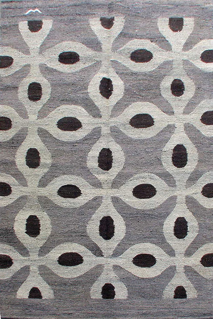 C1024 - Contemporary Natural Artisan Flatweave Rug