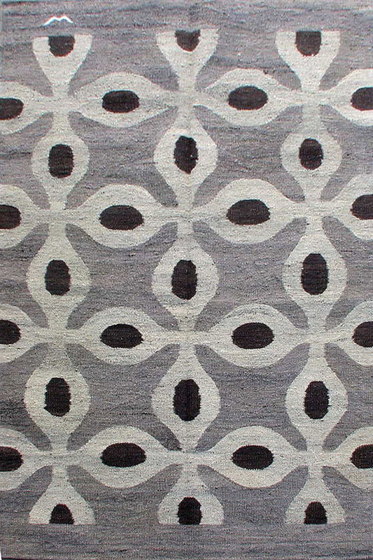 C1024 - Contemporary Natural Artisan Flatweave Rug