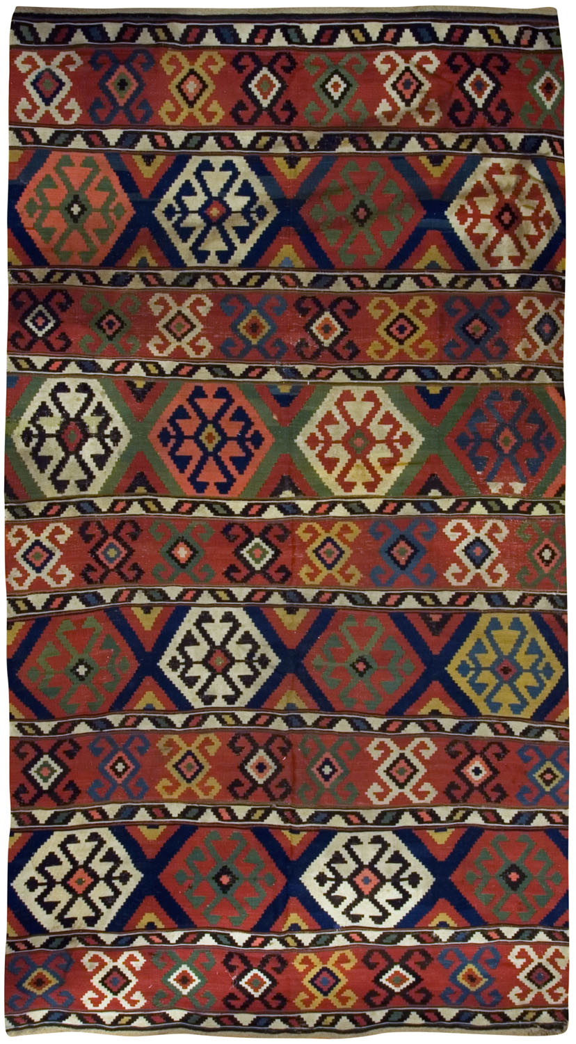 CU-1001 - Antique Caucasian Shirvan Rug