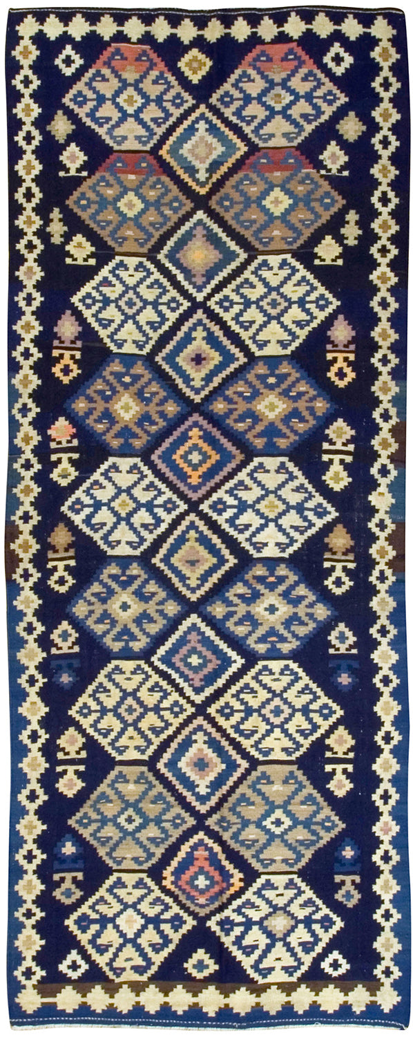 CU-1016 - Vintage Persian Qashgai Rug