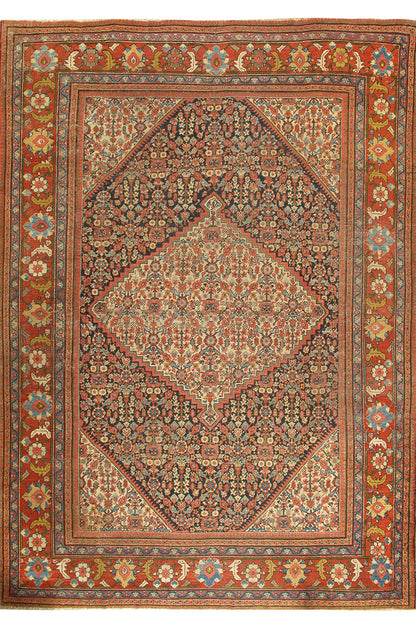 CU-1123 - Antique Persian Feraghan Rug