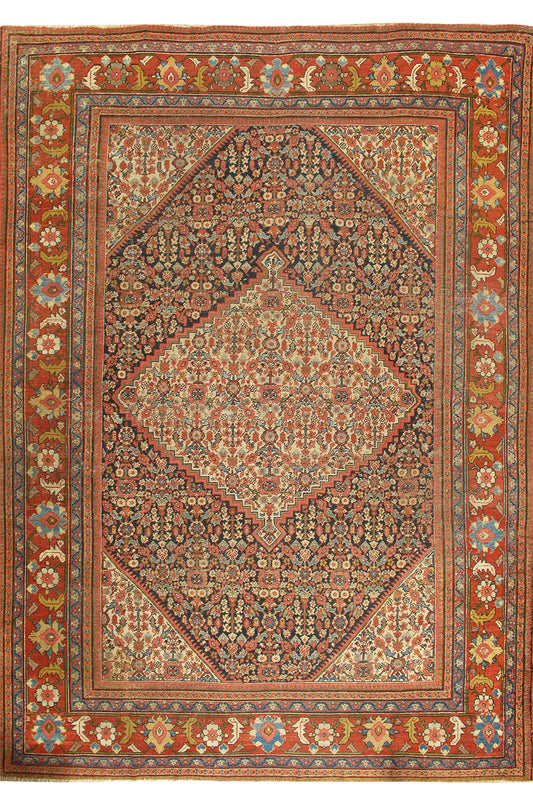 CU-1123 - Antique Persian Feraghan Rug