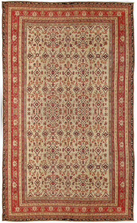 CU-1151 - Antique Indian Agra Rug