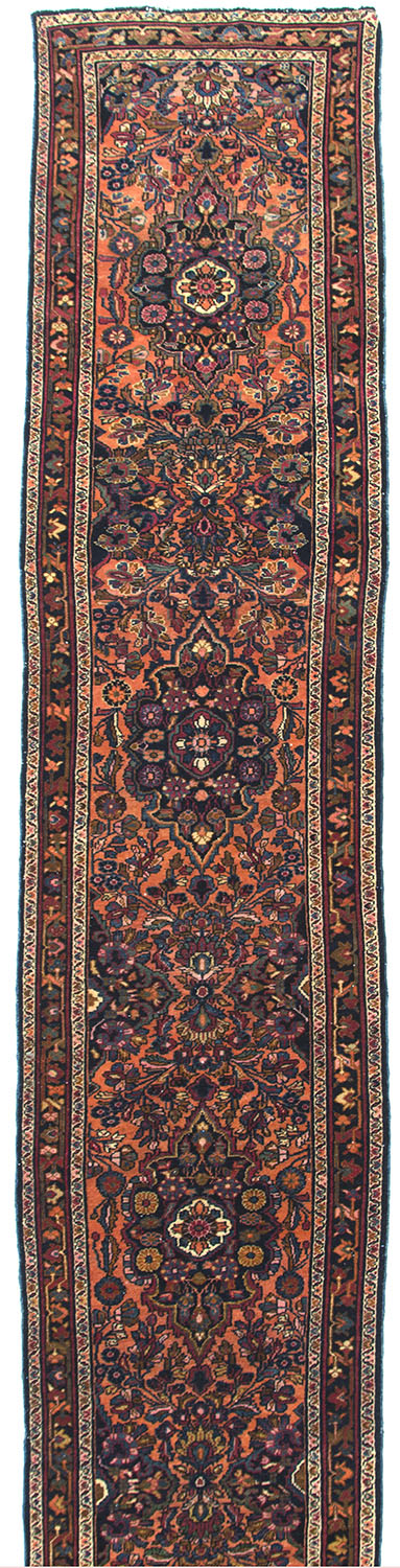 CU-1155 - Vintage Persian Lilihan Runner Rug
