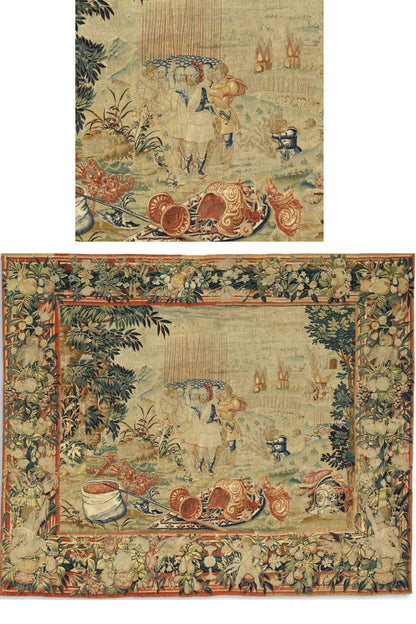 CU-1162 - Antique Brussels Tapestry