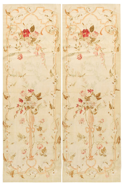 CU-1210 - Pair of Antique Aubusson Panels