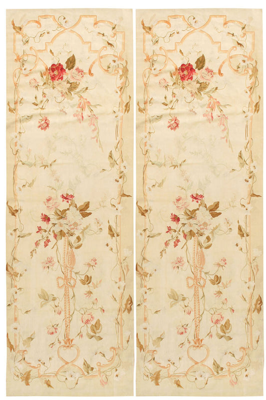 CU-1210 - Pair of Antique Aubusson Panels