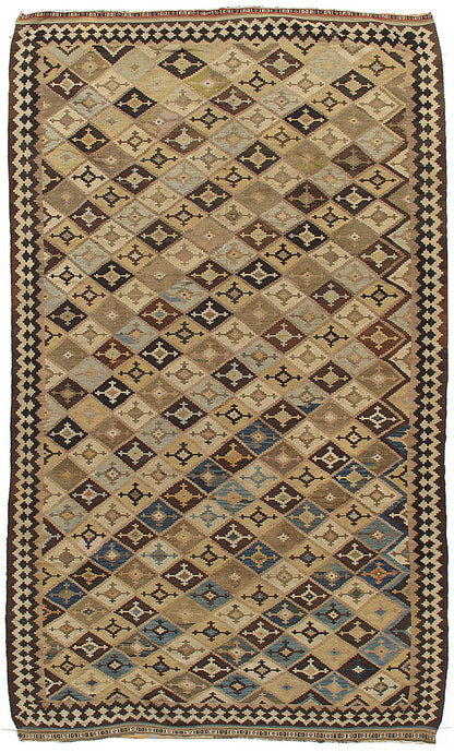 CU-1228 - Antique Persian Qashgai Kilim Rug