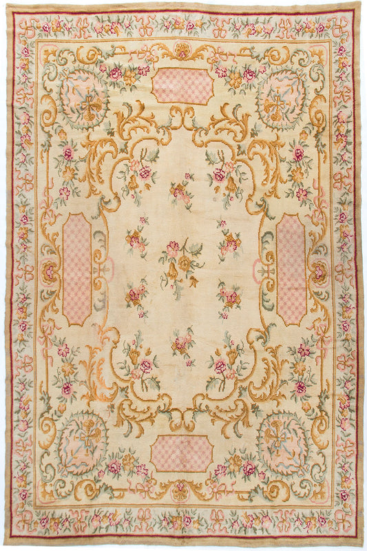 CU-129 - Antique French Savonnerie Rug