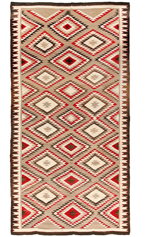 CU-1301 - Extremely Rare Room Size Vintage Navajo Rug