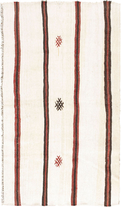 CU-1364A - Vintage Turkish Kilim Rug