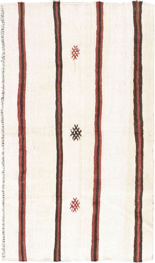 CU-1364A - Vintage Turkish Kilim Rug