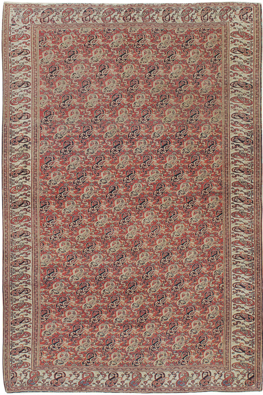 CU-1458 - Antique Fine Persian Dorokosh  Rug