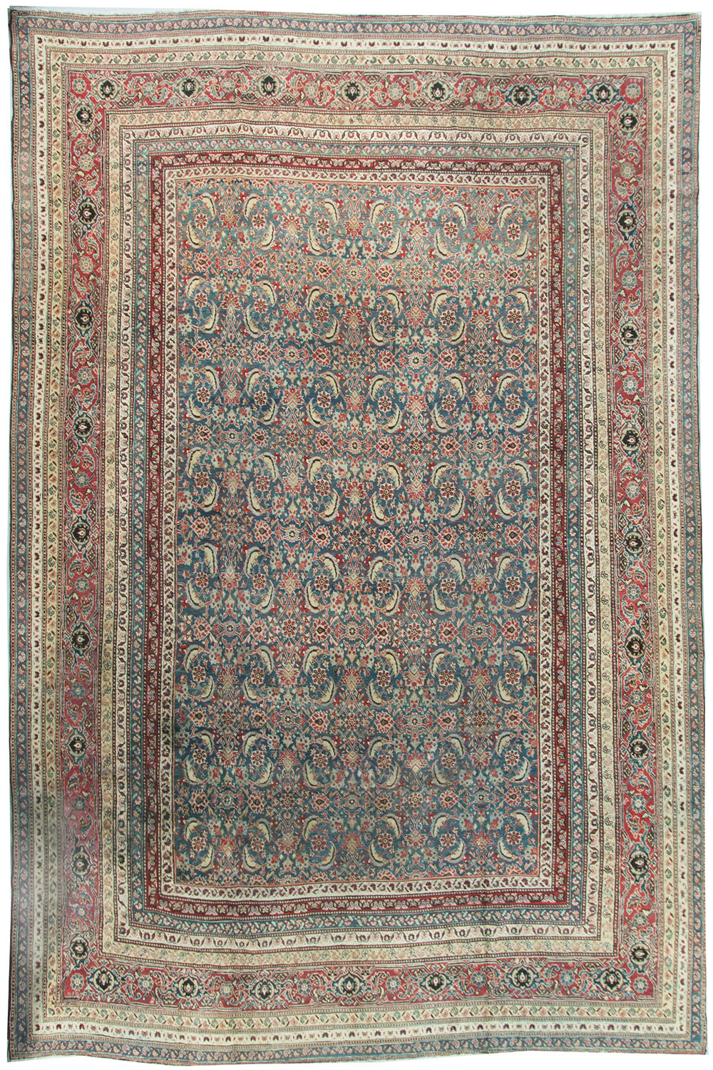 CU-1467 - Antique Indian Agra Rug