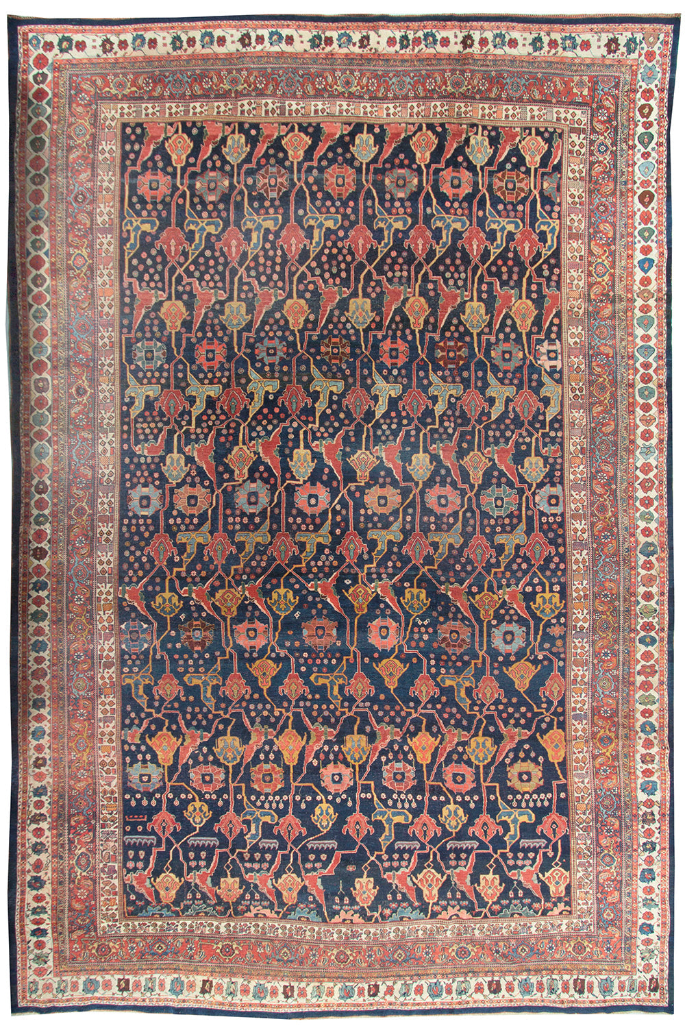 CU-1470 - Antique Persian Bidjar Rug