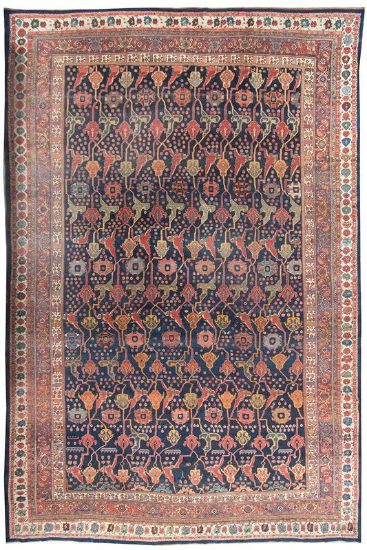 CU-1470 - Antique Persian Bidjar Rug