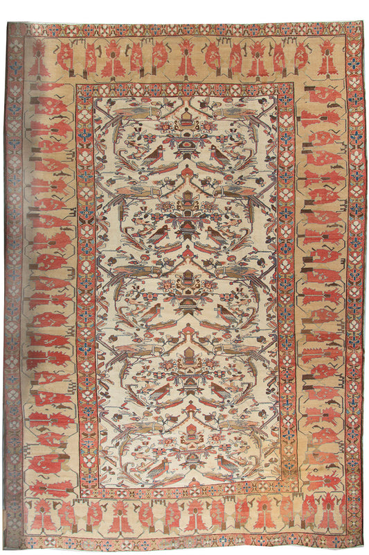 CU-1471 - Antique Persian Bakshaish Rug