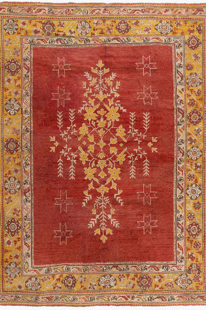 CU-1480 - Antique Turkish Oushak Rug