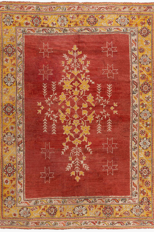 CU-1480 - Antique Turkish Oushak Rug