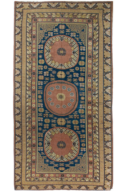 CU-1530-A12 - Antique Khotan Samarkand Rug