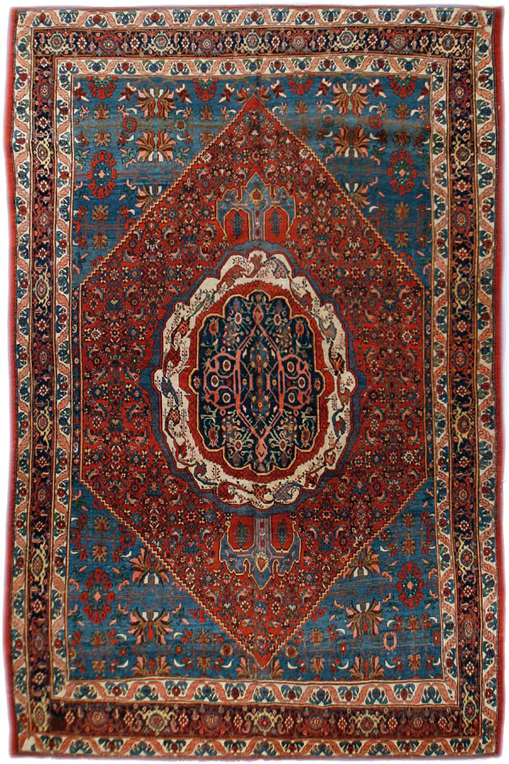 CU-1532-A144 - Antique Persian Bidjar  Rug