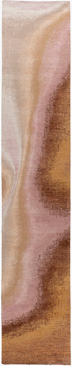 CU-1589 - Silk Wool Hand Knotted Runner