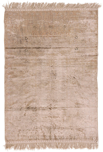 CU-414-KR-262 - Vintage Turkish Silk Kayseri Rug