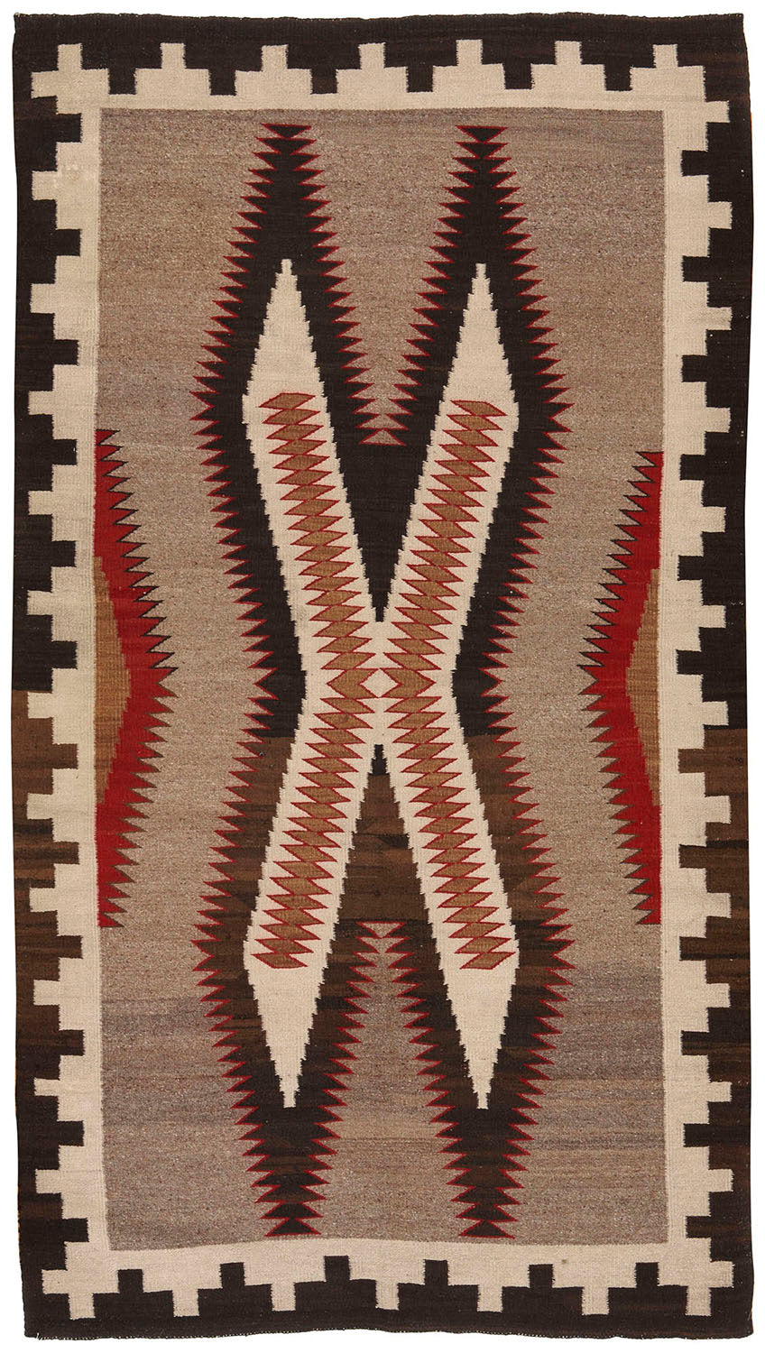 CU-789 - Vintage Native American Navajo Rug